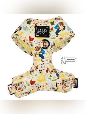 NEW Sassy Woof DOG ADJUSTABLE HARNESS - DISNEY'S BELLE Size Medium